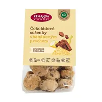 Zemanka BIO Sušenky s čokoládou a banánovým prachem 100 g