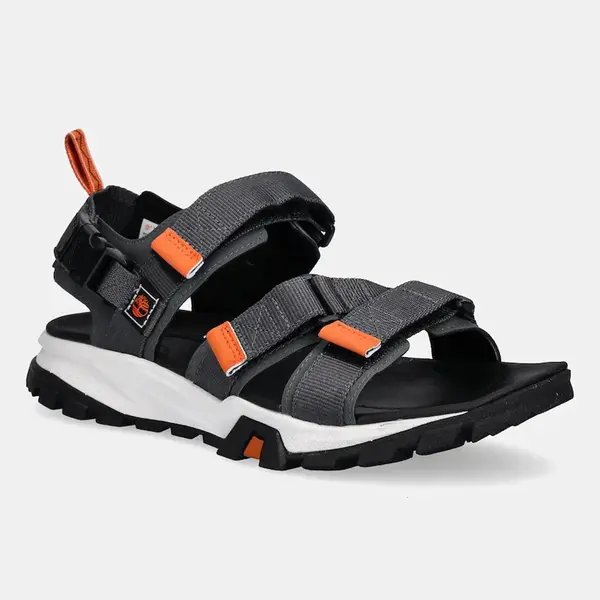 Sandály Timberland Garrison Trail Backstrap pánské, šedá barva, TB0A6DXTEZS1