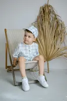 Dětská plátěná čepice Jamiks RAMSEY