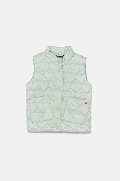 Dětská vesta United Colors of Benetton tyrkysová barva, 2YCUGJ00L