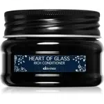 Davines Heart of Glass Rich Conditioner posilující kondicionér pro blond vlasy 90 ml