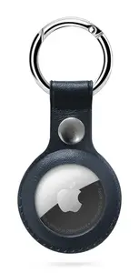 Kožené pouzdro Epico Case pro Airtag, modrá