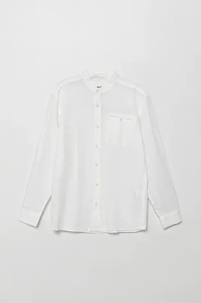 Dětská lněná košile United Colors of Benetton