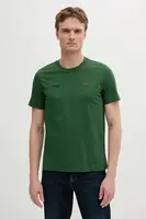 Bavlněné tričko Aeronautica Militare zelená barva, s aplikací, TS2429J634