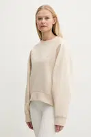 Mikina BOSS dámská, béžová barva, melanžová, 50537492