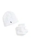 Dětská souprava Polo Ralph Lauren bílá barva, 320966892004