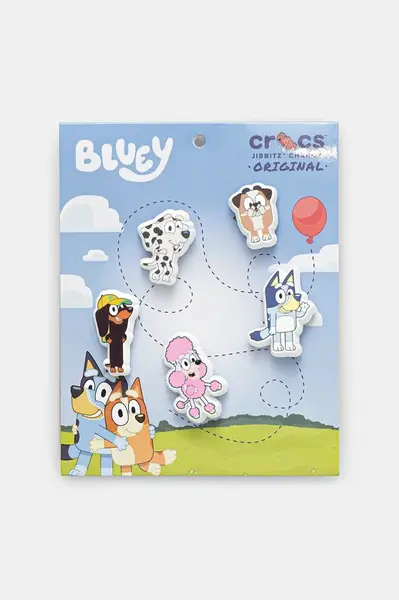 Připínačky na dětské boty Crocs Bluey 5Pck 5-pack