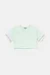 Dětské bavlněné tričko United Colors of Benetton zelená barva, 3096C10PC