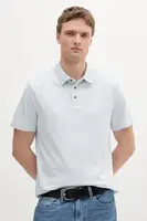 Bavlněné polo tričko Calvin Klein pánské, modrá barva, LV04LB276G