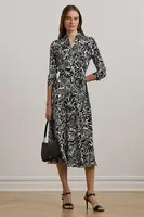 Šaty Lauren Ralph Lauren černá barva, midi, 250963466