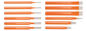 Vyrážeče, sekáče a důlčíky, sada 12 kusů - NEO tools 33-062