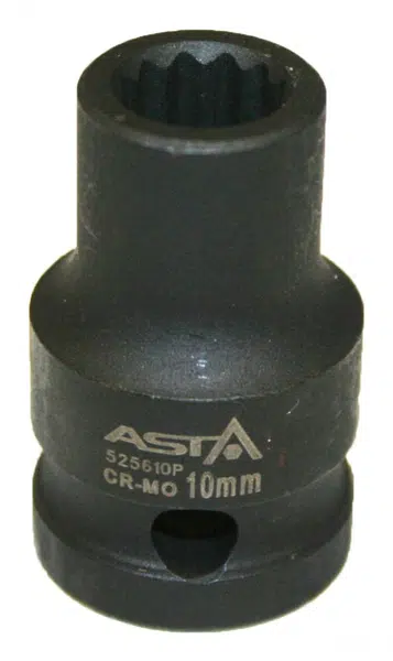 Hlavice nástrčná úderová 1/2" 21 mm, 12hranná - ASTA Velikost: 8 mm