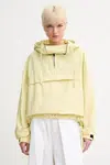 Bunda Sunnei žlutá barva, přechodná, oversize, RTWXOUW018