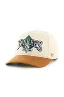 Kšiltovka 47 brand MLB New York Yankees béžová barva, s aplikací, B-DMOND17GWP-NT