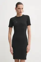 Šaty Versace Jeans Couture černá barva, mini, 78HAOS04 CJ01S