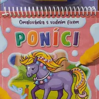 Poníci - Omalovánka s vodním fixem - Wierzchowska Barbara