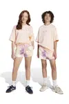 Dětské kraťasy adidas Originals fialová barva, vzorované, nastavitelný pas, JD2944