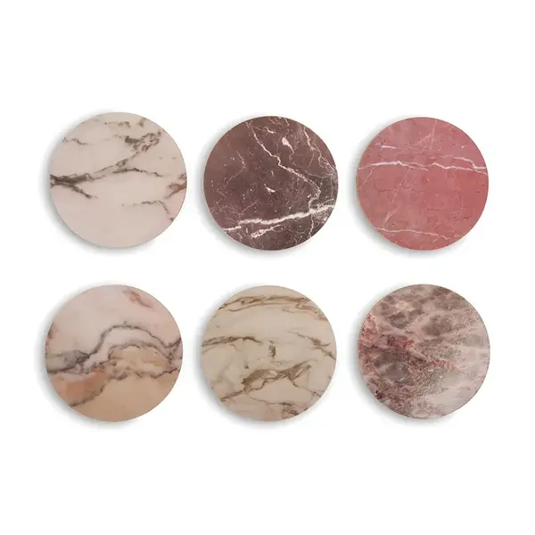 Sada podtácků pod sklenice &k amsterdam marble set 6-pack více barev