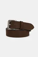 Kožený pásek Timberland pánský, hnědá barva, TB0A2Q7W2421