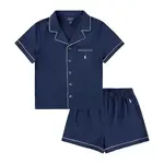 Dětské bavlněné pyžamo Polo Ralph Lauren tmavomodrá barva, 3P0241