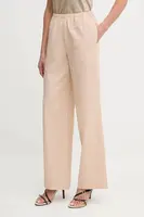 Lněné kalhoty Armani Exchange