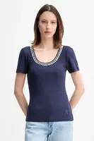 Tričko Marciano by Guess LAURA tmavomodrá barva, 5RGP18 6299A