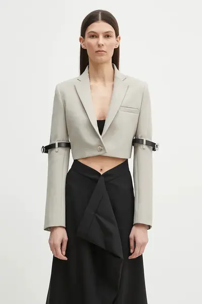 Sako Coperni Hybrid Cropped Tailored béžová barva, COPV74F3004
