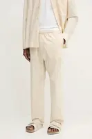 Kalhoty BARENA VENEZIA Camicia Mola pánské, béžová barva, ve střihu chinos, PAU5089.2736