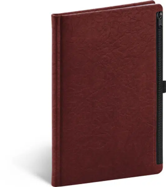 Notes Hardy červený, linkovaný, 13 × 21 cm