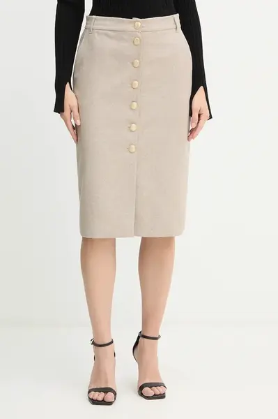 Sukně s příměsí vlny Marella