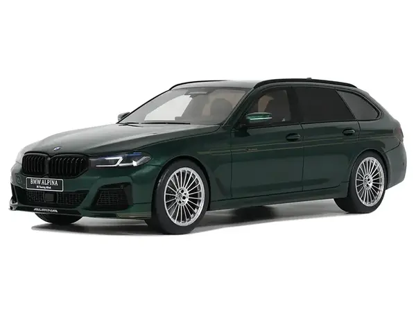 2023 BMW Alpina B5 Touring Green Metallic 1/18 Model Car by GT Spirit
