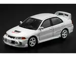 Mitsubishi Lancer Evolution IV RHD (Right Hand Drive) White "Indonesia Diecast Expo 2024 Exclusive" 1/64 Diecast Model Car by Pop Race