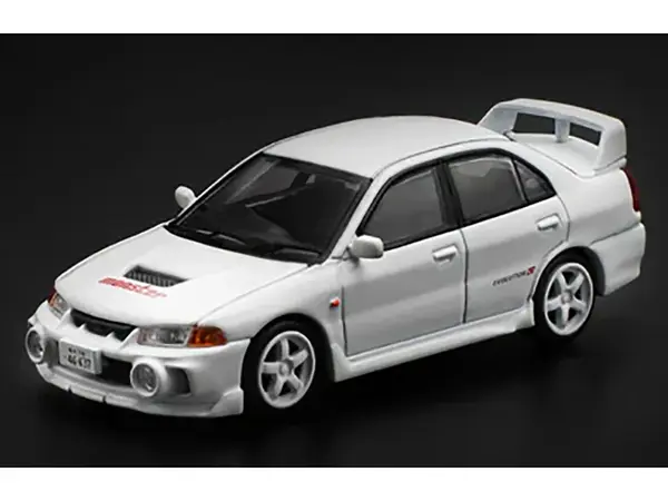 Mitsubishi Lancer Evolution IV RHD (Right Hand Drive) White "Indonesia Diecast Expo 2024 Exclusive" 1/64 Diecast Model Car by Pop Race