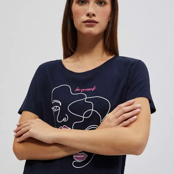 Bavlněná halenka s potiskem