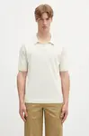 Plátěné polo tričko Norse Projects Leif Cotton Linen Polo