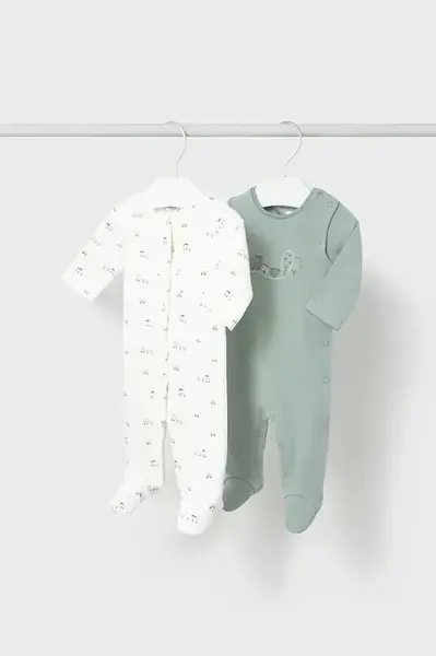 Kojenecké bavlněné dupačky Mayoral Newborn 2-pack