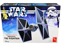 Skill 2 Model Kit Imperial Tie Fighter "Star Wars" (1977) Movie Model by AMT