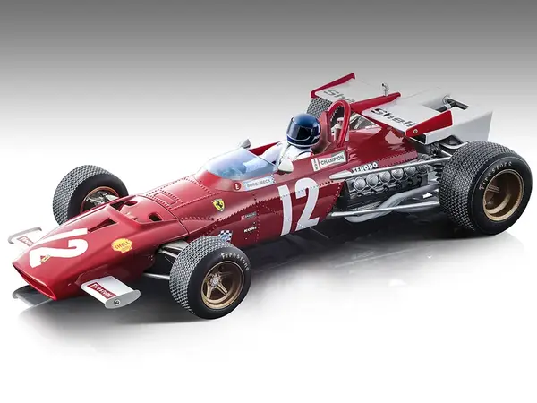 Ferrari 312B 12 Jacky Ickx Winner "Formula One F1 Austrian GP" (1970) with Driver Figure "Mythos Series" Limited Edition to 85 pieces Worldwide 1/18