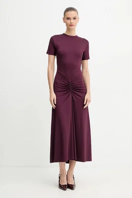 Šaty Victoria Beckham modrá barva, maxi, 1325JDR006476A
