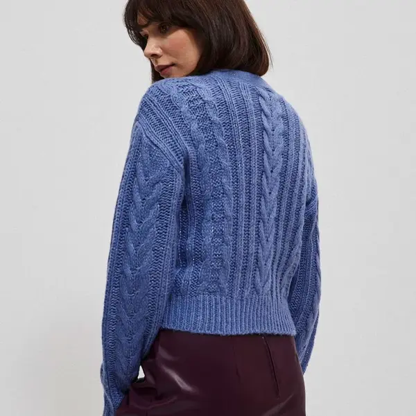 Women's cable knit sweater