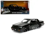 Doms Buick Grand National Black "Fast &amp; Furious" Movie 1/24 Diecast Model Car by Jada