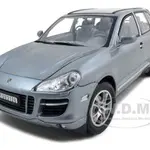 2008 Porsche Cayenne Turbo Silver 1/18 Diecast Model Car by Motormax