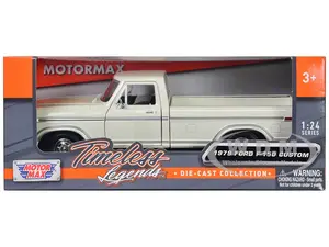 1979 Ford F-150 Pickup Truck White 1/24 Diecast Model Car by Motormax