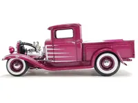 1932 Ford Hot Rod Pickup Truck "Grand National Deuce Series 7" Cotton Candy Pink Metallic with White Graphics Limited Edition to 456 pieces Worldwide