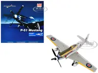 North American Mustang Mk.IV Fighter Aircraft "Flight Lieutenant Arthur S. Joe Doley 19th Squadron" (1945) British Royal Air Force "Air Power Series"