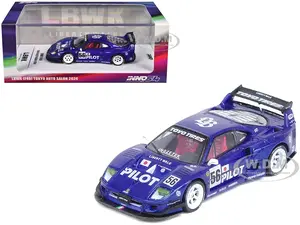 LBWK (Liberty Walk) F40 56 Blue "Tokyo Auto Salon 2024" 1/64 Diecast Model Car by Inno Models