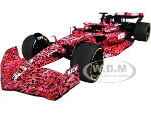Alfa Romeo C43 "Alfa Romeo F1 Team x BOOGIE" Art Car Formula One F1 "World Championship" (2023) "Competition" Series 1/18 Diecast Model Car by Solido