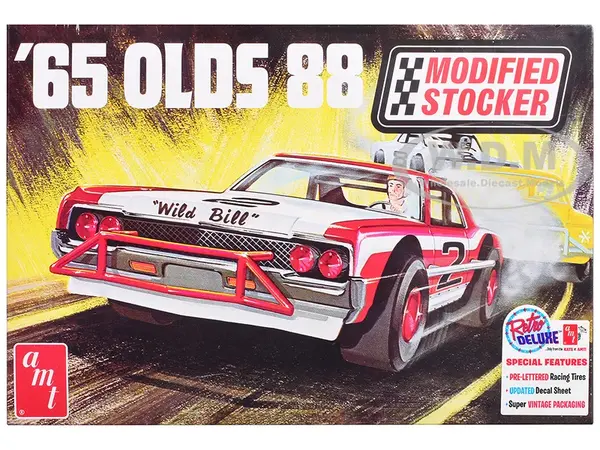 Skill 2 Model Kit 1965 Oldsmobile 88 "Modified Stocker" 1/25 Scale Model by AMT