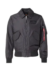 ALPHA INDUSTRIES Prechodná bunda  čierna