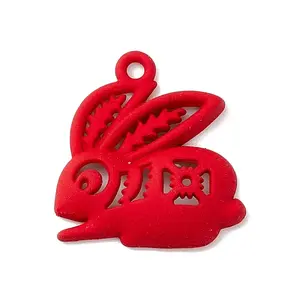 Spray Painted Alloy Pendents